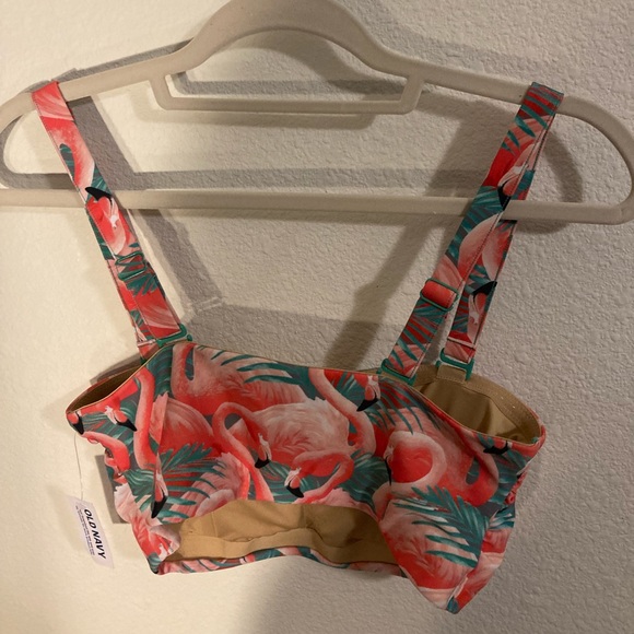 Old Navy Flamingo Swimsuit top Size Large - Picture 2 of 6